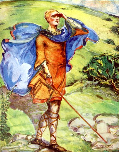 Traje de hombre en el reinado de Guillermo I (1066-1087) de Dion Clayton Calthrop